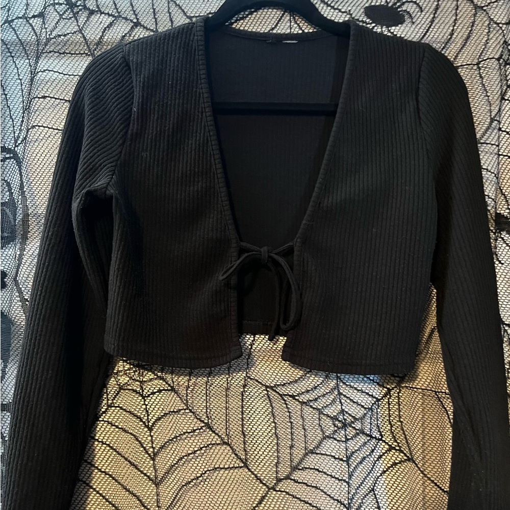 Front Tie Coverup Top
